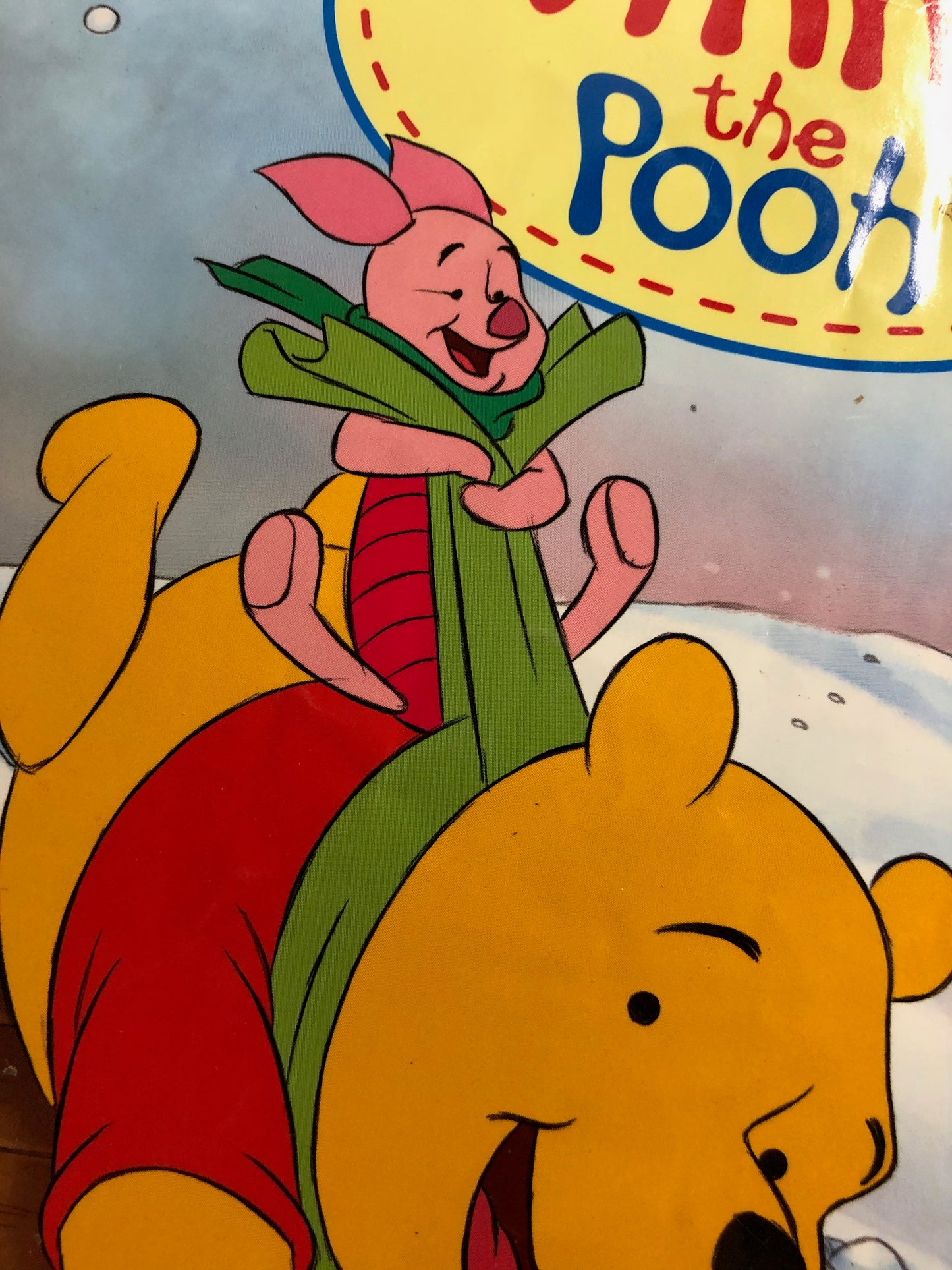 "WINNIE & FRIENDS SLEDDING DOWN THE HILL" Winnie Comic Issue #101 / Nahdet Masr 2013