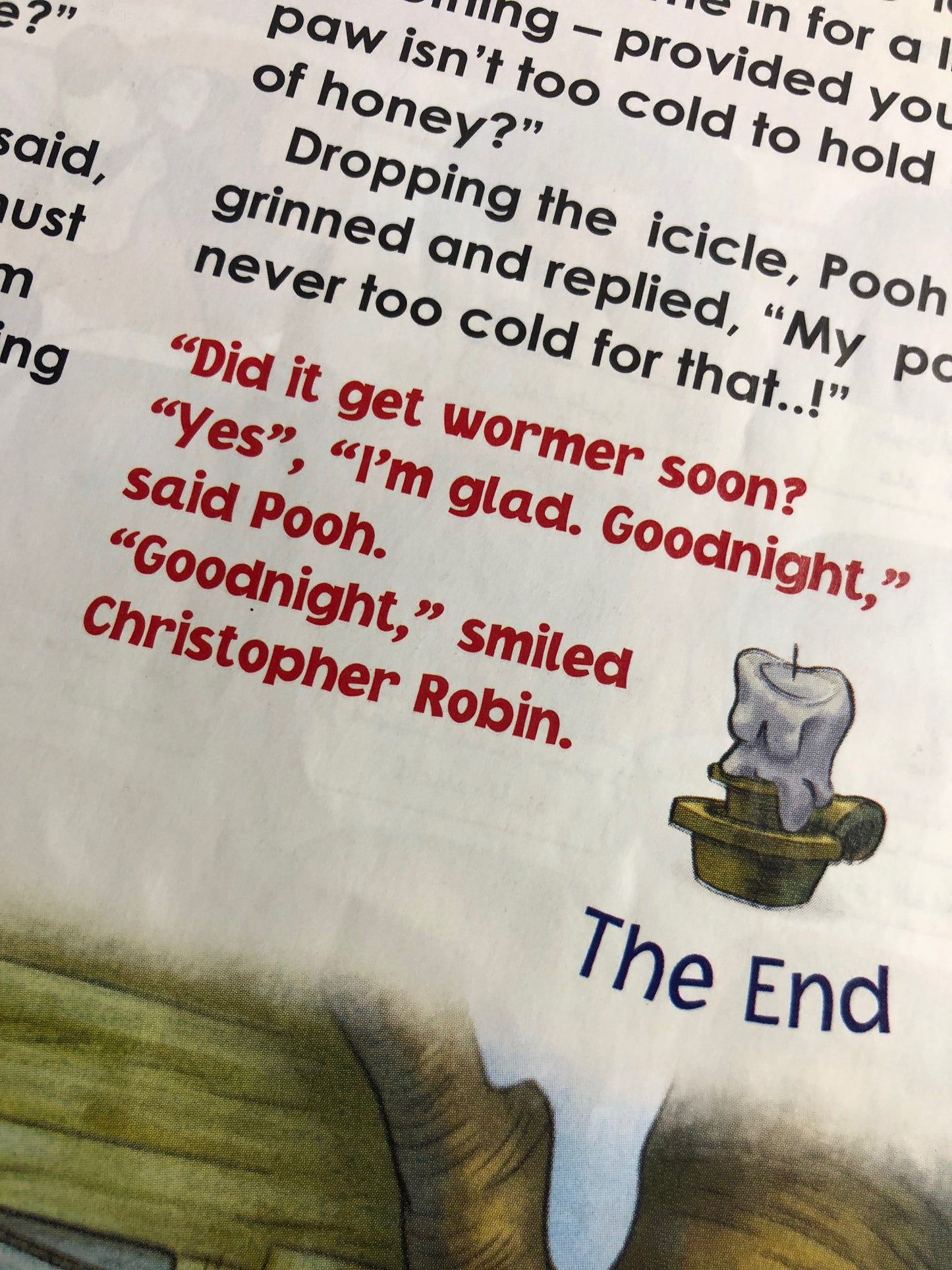 "WINNIE & FRIENDS SLEDDING DOWN THE HILL" Winnie Comic Issue #101 / Nahdet Masr 2013