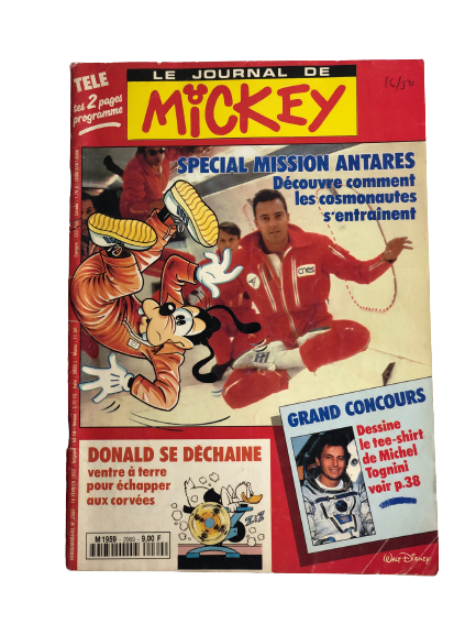 "Special Mission Antares" Le Journal De Mickey Featuring Goofy #2069 / Walt Disney 1992