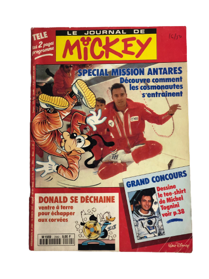 "Special Mission Antares" Le Journal De Mickey Featuring Goofy #2069 / Walt Disney 1992
