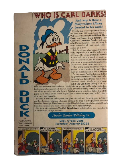Walt Disney's Uncle Scrooge Issue #216 / Gladstone Comics 1986