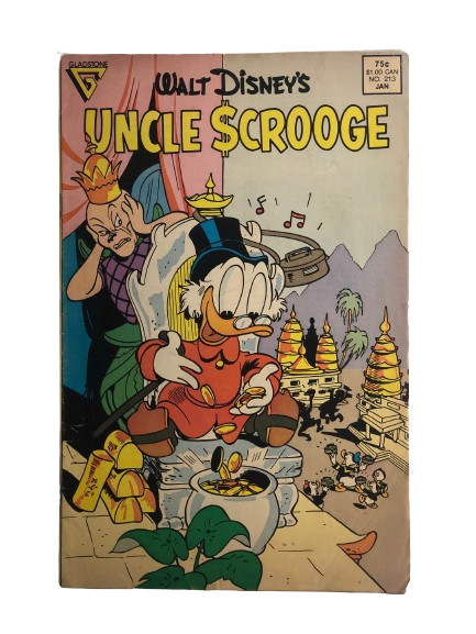 Walt Disney's Uncle Scrooge Issue #213 / Gladstone Comics 1987