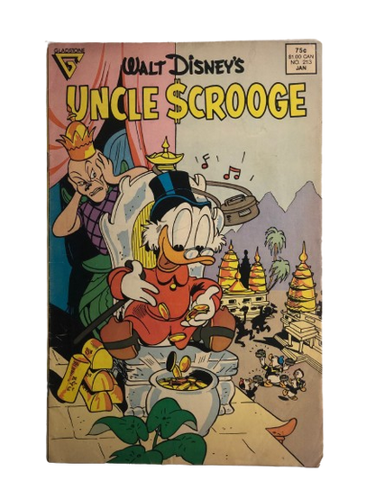 Walt Disney's Uncle Scrooge Issue #213 / Gladstone Comics 1987