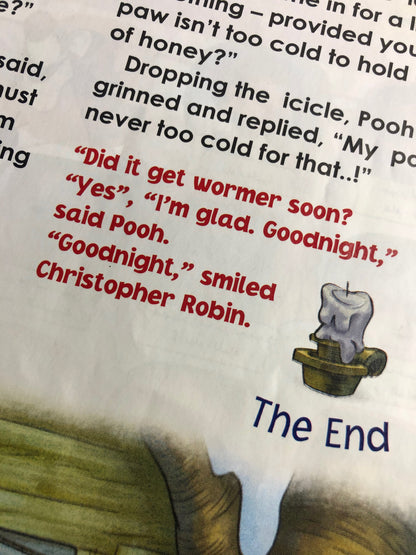 "WINNIE & FRIENDS SLEDDING DOWN THE HILL" Winnie Comic Issue #101 / Nahdet Masr 2013